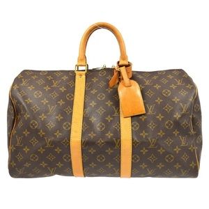 LOUIS VUITTON KEEPALL 45 DUFFLE HANDBAG MONOGRAM